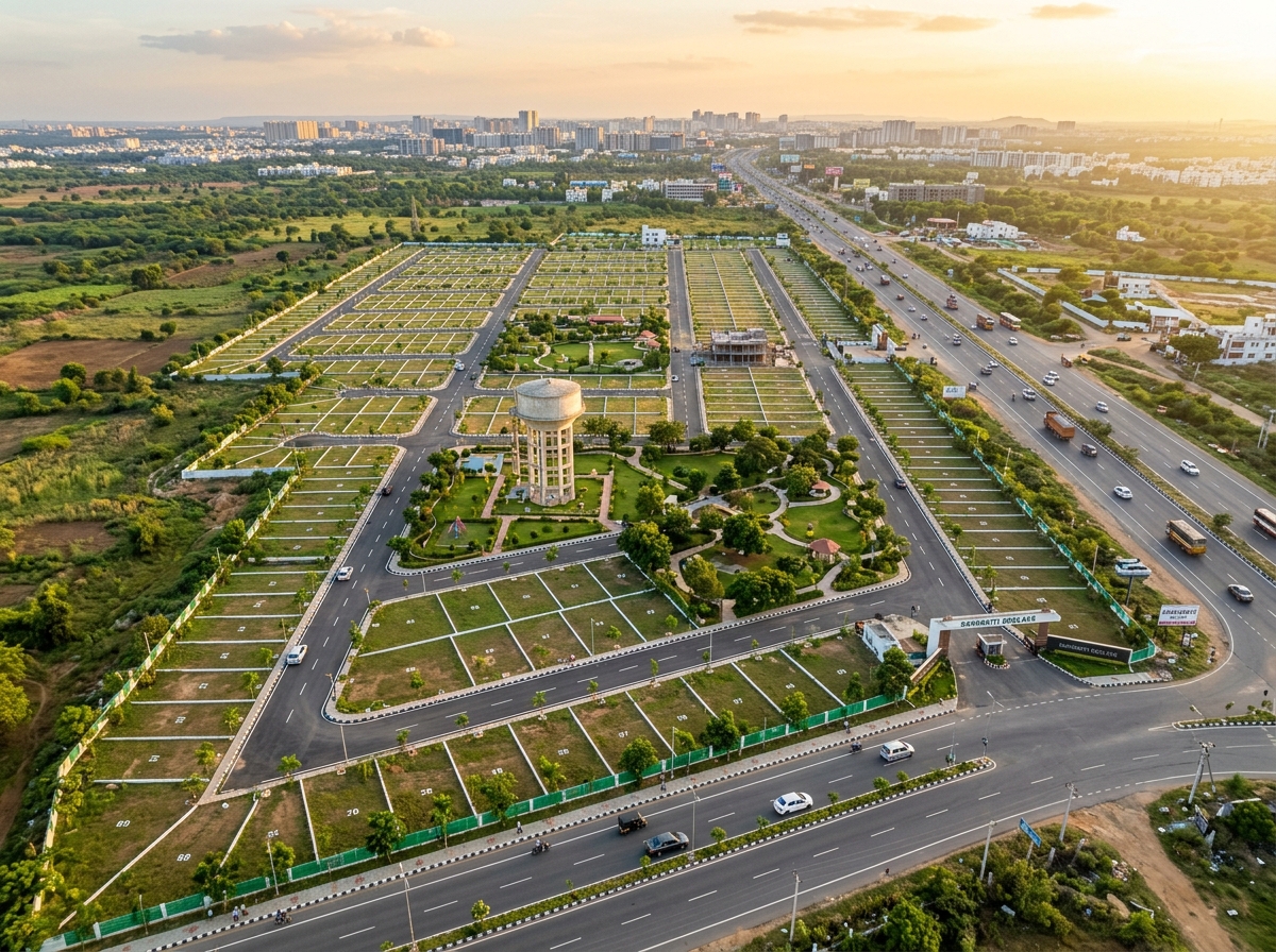 NS Realtors Skylane Meadows Plots Adibatla